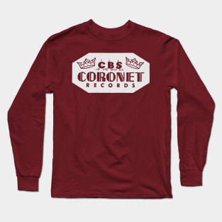 CBS Coronet Records (vers. B) Long Sleeve T-Shirt